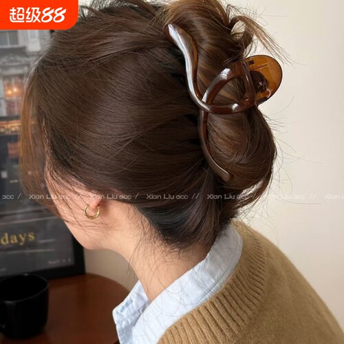 磨砂波浪发夹女新款|千人加购