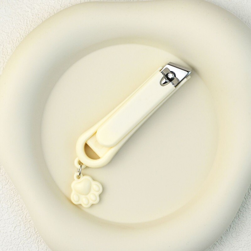 可爱猫爪吊坠指甲刀防飞溅指甲剪高颜值便携指甲钳女士美甲多规格