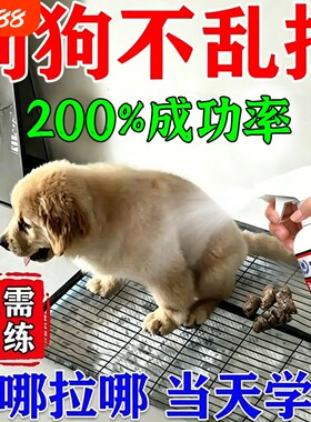 狗狗定点排便神器宠物不乱拉屎幼犬大小便尿垫定点训练专用诱导剂