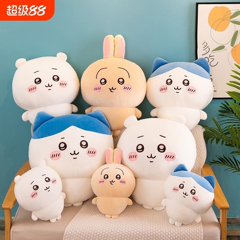 莫莫吉伊卡哇毛茸茸毛公仔乌萨奇小八毛绒玩偶娃娃玩具可爱自嘲熊