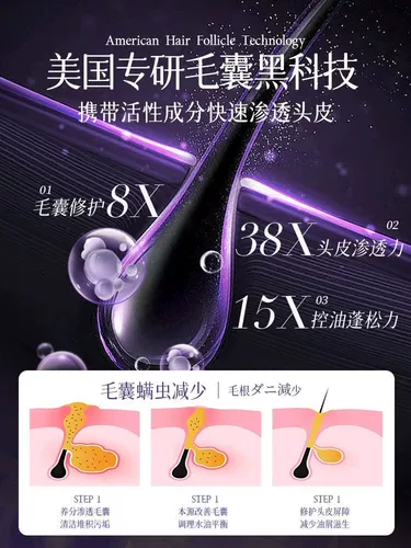 Шампунь для кожи головы, лечебный кондиционер, удаление перхоти, против зуда, контроль жирного блеска, придает объем