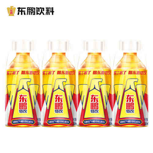 东鹏特饮维生素饮料250mlx4瓶牛磺酸能量饮品提神抗疲劳劲爽功能