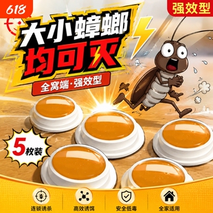 蟑螂药家用蟑螂一窝端非无毒诱饵剂一次全窝强效杀蟑螂药连锁诱杀
