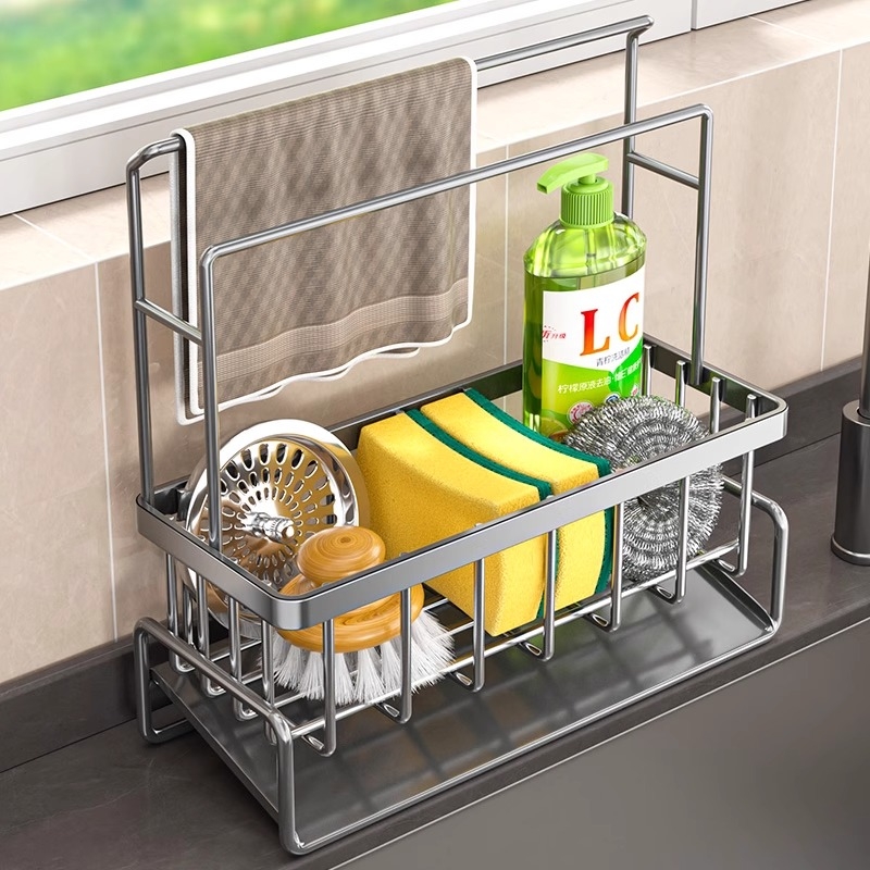 【加厚加高！】厨房沥水置物架