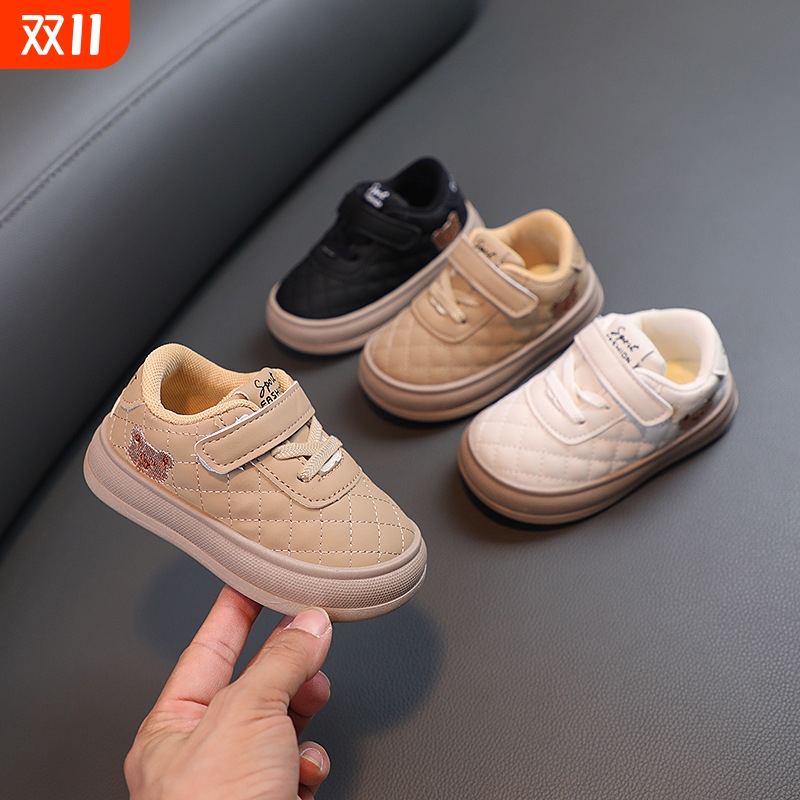 男女宝宝鞋子秋冬款婴儿棉鞋软底两岁儿童鞋防水小男童运动鞋女