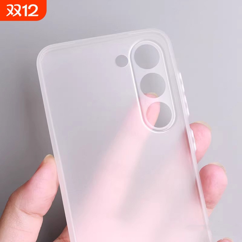 超薄硅胶软壳适用三星GalaxyS25Ultra手机壳oppofindx8pro保护壳s24p手机壳时尚简约半透明保护套磨砂防指纹