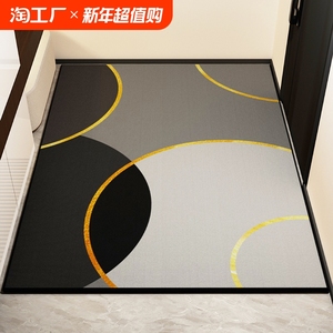 比利时绒地垫入户门脚垫地毯家用进门口垫防滑轻奢高级玄关可裁剪