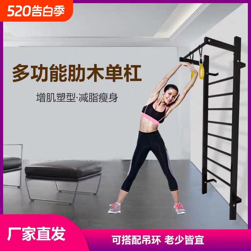 家用肋木架康复训练攀爬架 引体向上健身器材舞蹈房瑜伽压腿拉伸