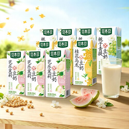 豆本豆新口味豆奶植物蛋白饮料