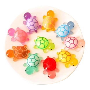 夜光益智小乌龟玩具摆件卡通彩色盲袋盒仿真公仔小动物玩偶对对碰