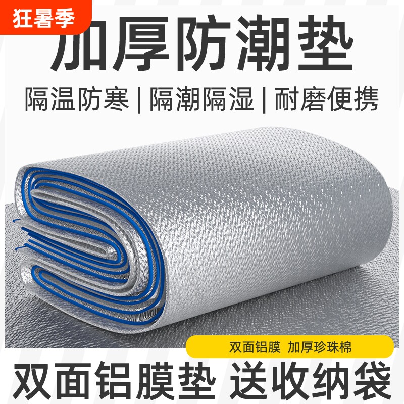 防潮垫加厚户外野餐垫防水露营帐篷睡垫家用宿舍打地铺便携地垫子
