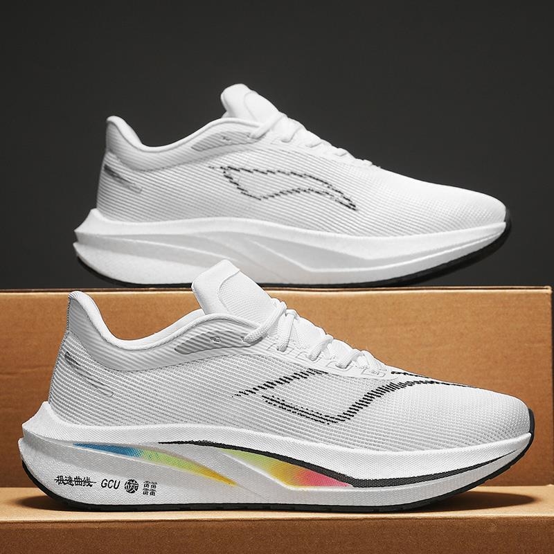 飞电4C超轻碳板跑鞋透气青少年学生运动防滑减震竞速跑步鞋冬季