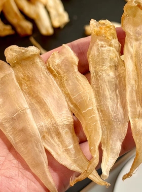 豆仁胶低腥野生花胶干货正品 深海多胶鱼鳔红瓜胶小黄花鱼胶海产