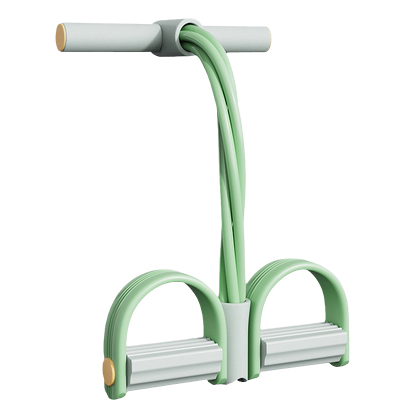脚蹬拉力器带瘦肚子仰卧起坐辅助器女健身器材家用拉伸绳锻炼训练