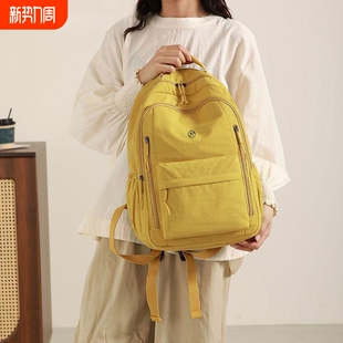 金玉鸟新款 双肩包女大容量轻便简约百搭书包旅行背包拉杆箱小巧