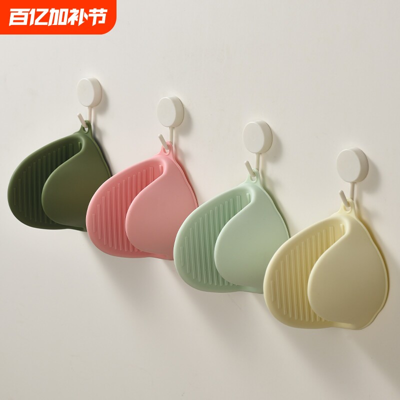 硅胶加厚隔热手套食品级家用耐高温烤箱微波炉防烫手夹锅把手神器
