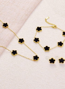 时尚五花小众御姐风网格型钛钢耳环女生气质简约个性复古耳饰品