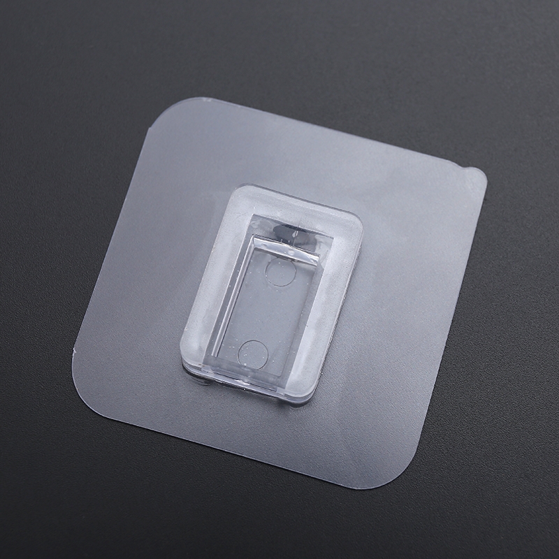 免打孔拖把架贴片卡扣无痕壁挂粘贴式钩肥皂盒牙刷架配件贴墙面