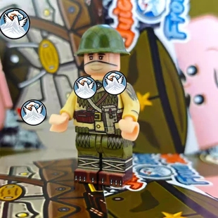 屿果brick太平洋国素uv六面印刷玩具小人