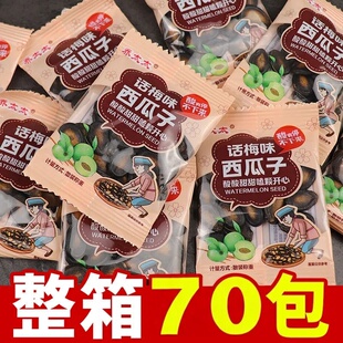 话梅味西瓜子独立小包装 零食小吃批发休闲l唠嗑小食品 批发小袋装