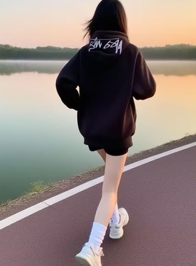 潮牌斯图西Stu卫衣连帽刺绣纯棉加绒冬上衣运动白色黑色灰色毛圈