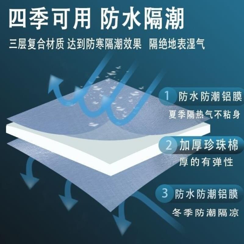 户外地垫铝膜防潮垫野餐垫防水垫子便携加厚家用床上地垫露营垫