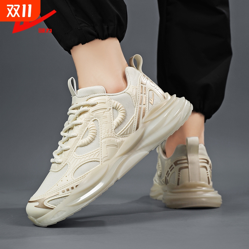回力男鞋2025新款秋冬季运动鞋男款休闲百搭跑步男士软底老爹鞋