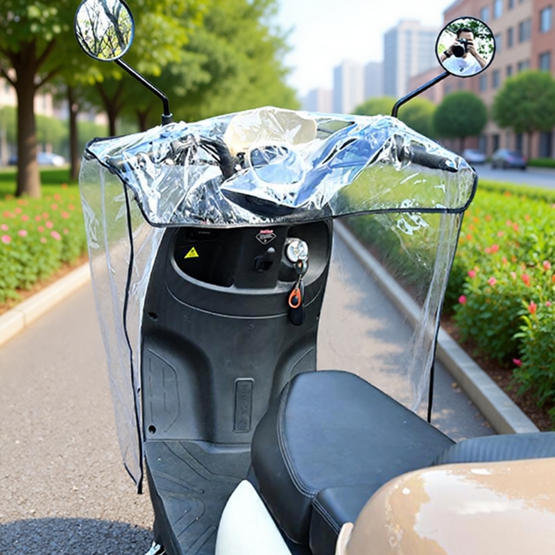 护腿护手前挡风罩挡风被电车电动车四季通用防水透明防雨加长骑行