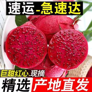 火龙果红心新鲜水果5斤当季整箱广西金都一号红肉蜜燕窝宝麒麟果