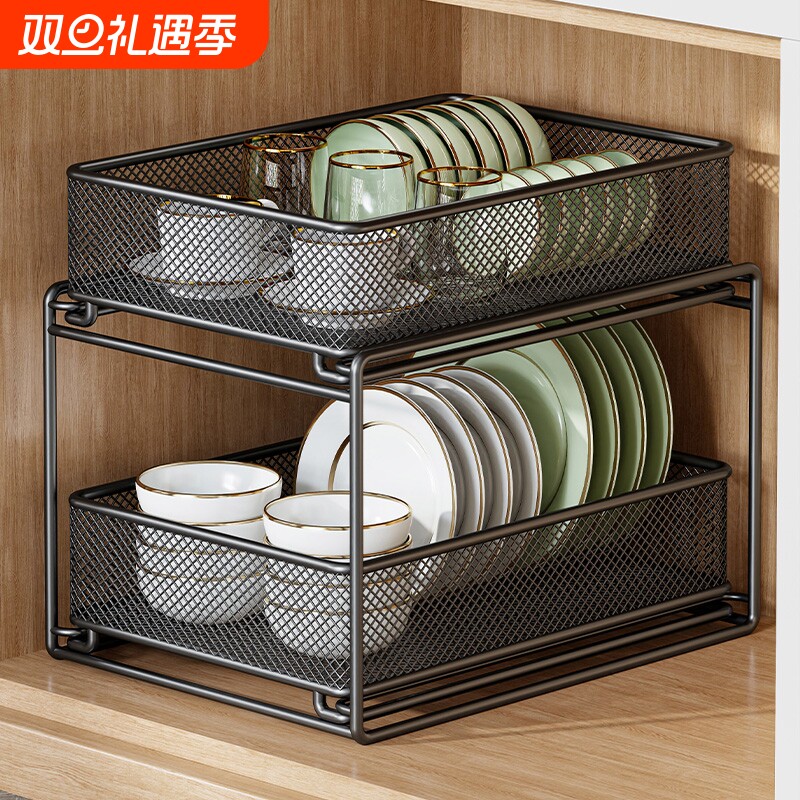 下水槽置物架厨房橱柜