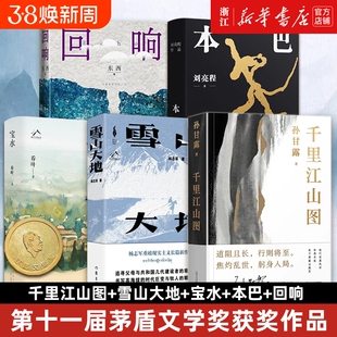 第十一届作品集五册雪山大地本巴回响千里江山图东西/孙甘露/乔叶/刘亮程/杨志军作品当代文学散文随笔小说书悬疑三部曲原著正版