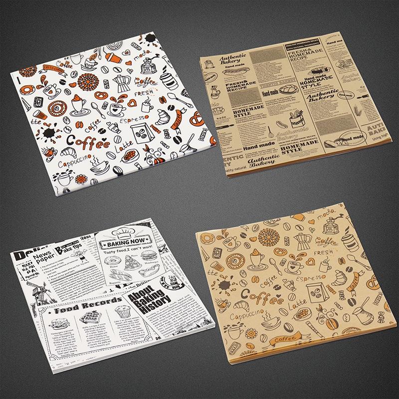 加厚烘焙包装纸防油吸油垫盘纸