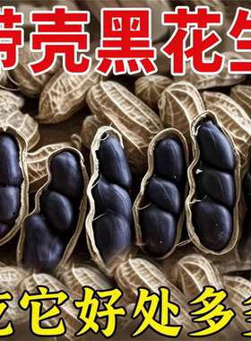 高营养黑花生追剧好零食