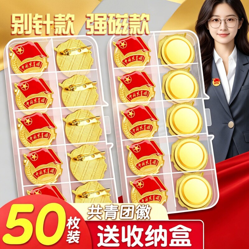 2cm初中生标准款团徽正品图片