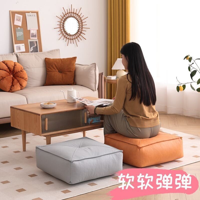 榻榻米坐垫地上蒲团懒人地板坐墩家用垫子日式飘窗客厅卧室地毯新