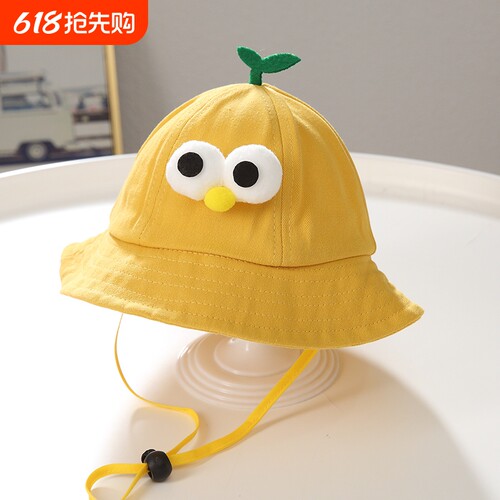 薄款纯棉可爱风韩版遮阳儿童帽子