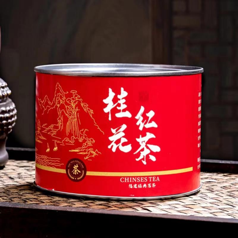 桂花红茶罐装50g新茶2025茶叶浓香型蜜香自己喝小种50g花香