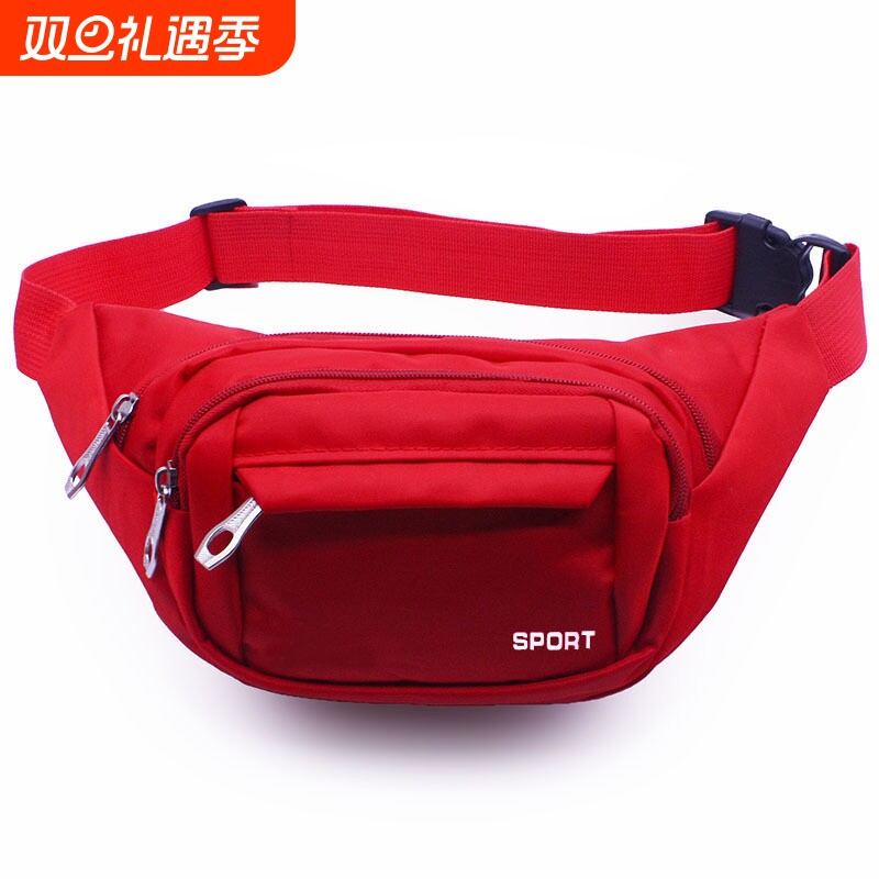 防水腰包男女新款多层户外休闲