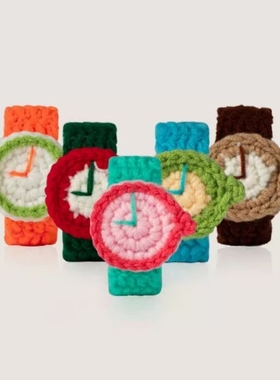 WANGXIAO 2手工毛线手环女刘耀文八仙子手表男赵晓卉情侣手链配饰