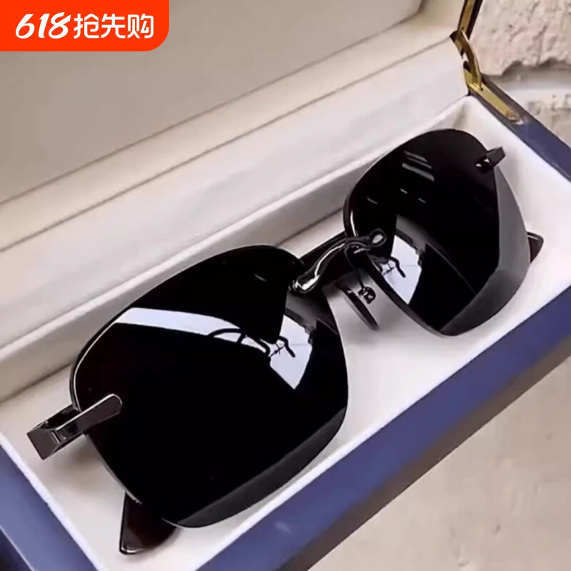 帝王款2025年新款开车钓鱼太阳镜男专用偏光墨镜男飞行员茶色驾驶