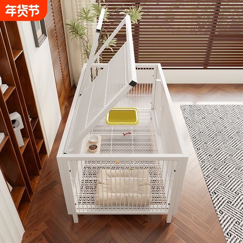 家用狗笼子宠物围栏猫笼中小型犬猫窝隔离超大自由空间厕所一体式,宠物/宠物食品及用品,笼子,淘宝优惠券,粉丝福利购,淘宝优惠卷