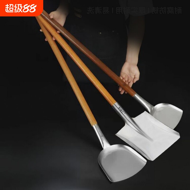 加厚铲头酒店食堂烹饪专用大号不锈钢锅铲商用炒菜铲子家用炒菜图片