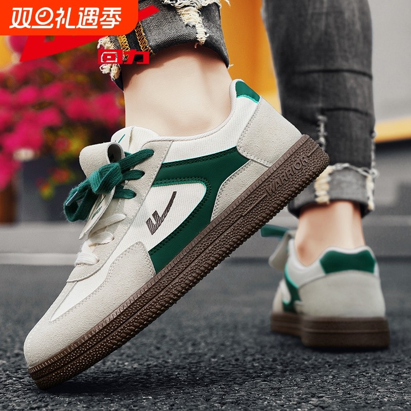 回力男鞋2025春季新款男士低帮透气板鞋韩版潮流德训鞋