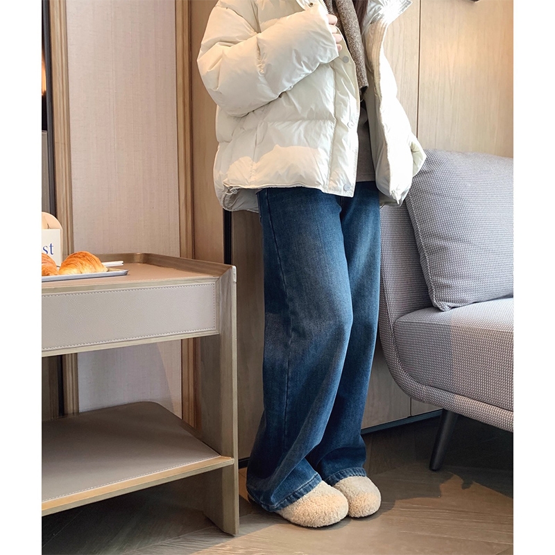 女童秋冬休闲牛仔直筒裤