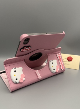 kt猫适用小米平板7pro保护套11.2旋转支架4小米6/5pro12.4寸防摔卡通10.6平板壳6spro12.1红米RedmipadSE11寸