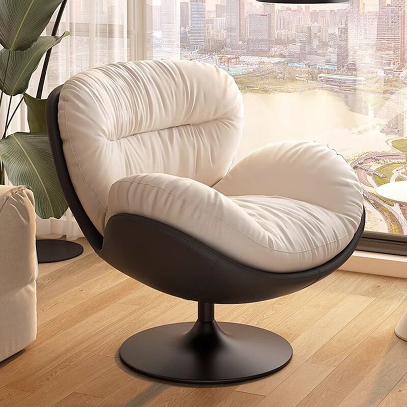 北欧蛋壳沙发椅单人旋转沙发家用客厅阳台卧室轻奢懒人休闲阅读椅