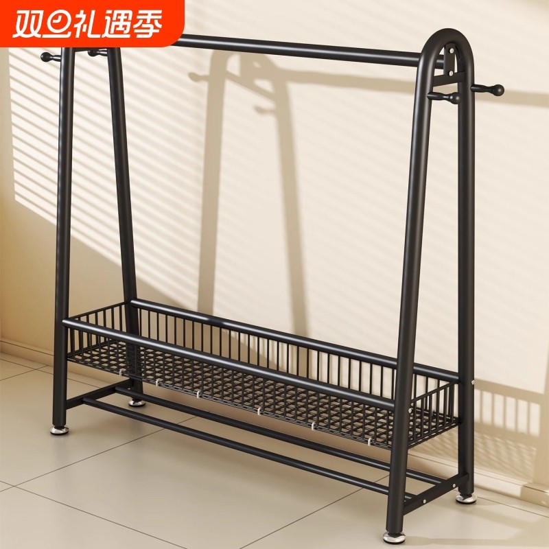 【多功能收纳】简易衣帽架落地