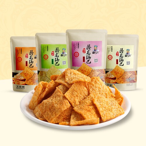 锅巴麻辣休闲零食小吃食品大礼包解馋夜宵手工花椒锅巴