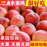 山西运城水蜜桃带箱5斤装 下拉点淘金币补贴13元包邮
