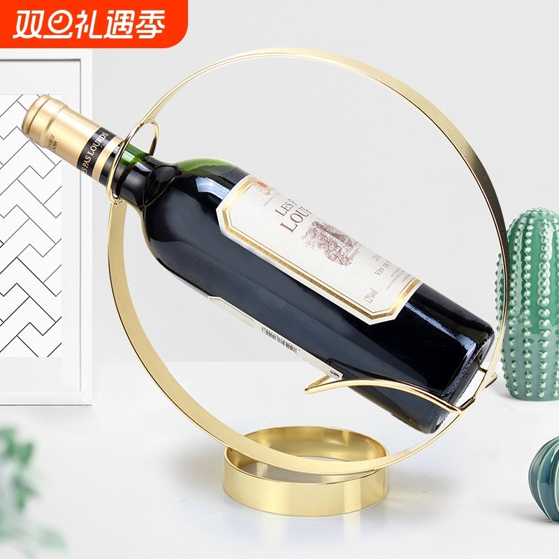 欧式创意红酒架摆件红酒架现代简约酒柜装饰品展示架葡萄酒架家用